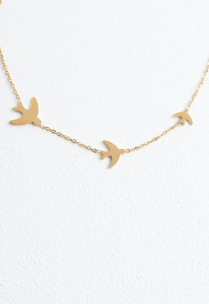 Sparrow Gold Necklace