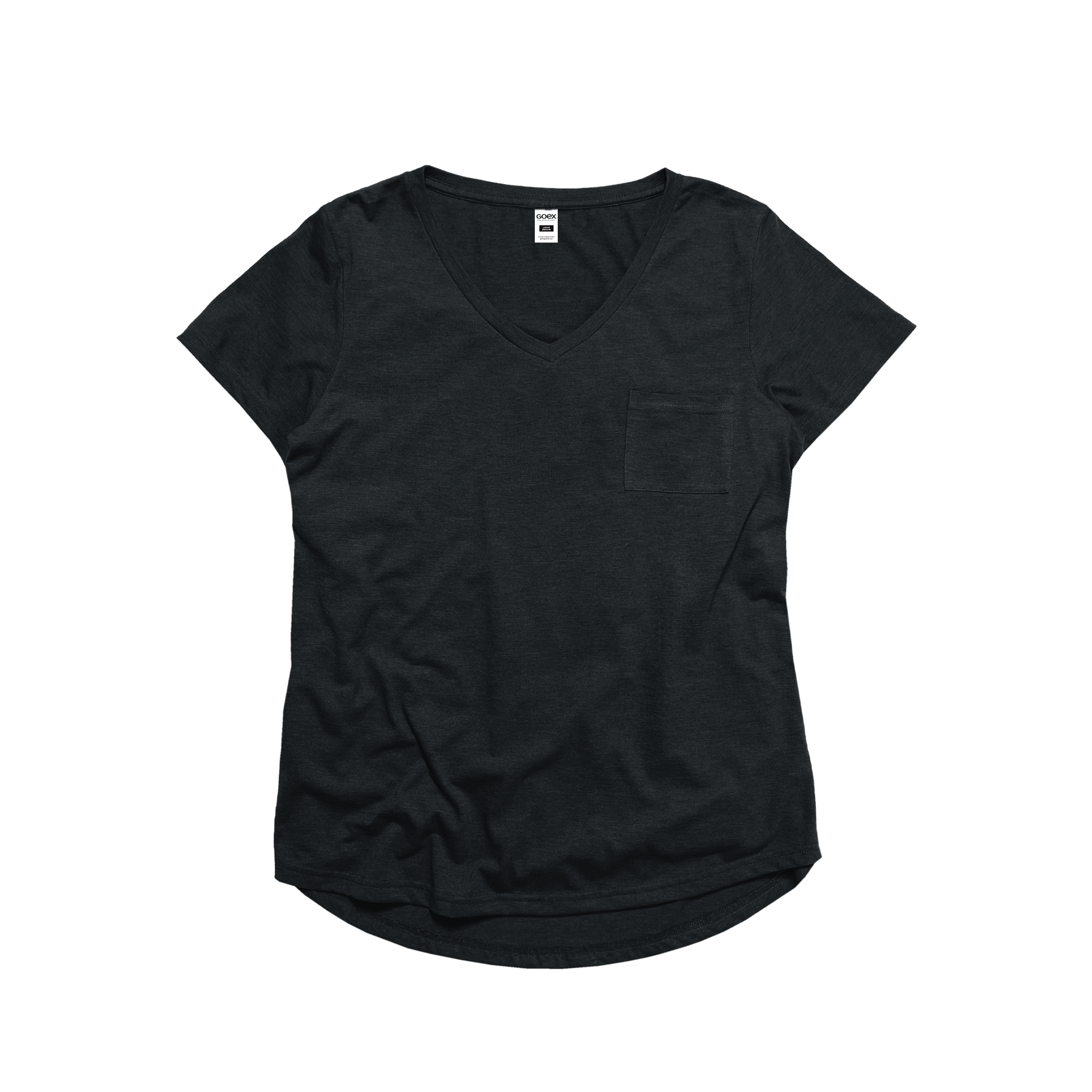 Ladies Triblend Drop Hem V-Neck Tee