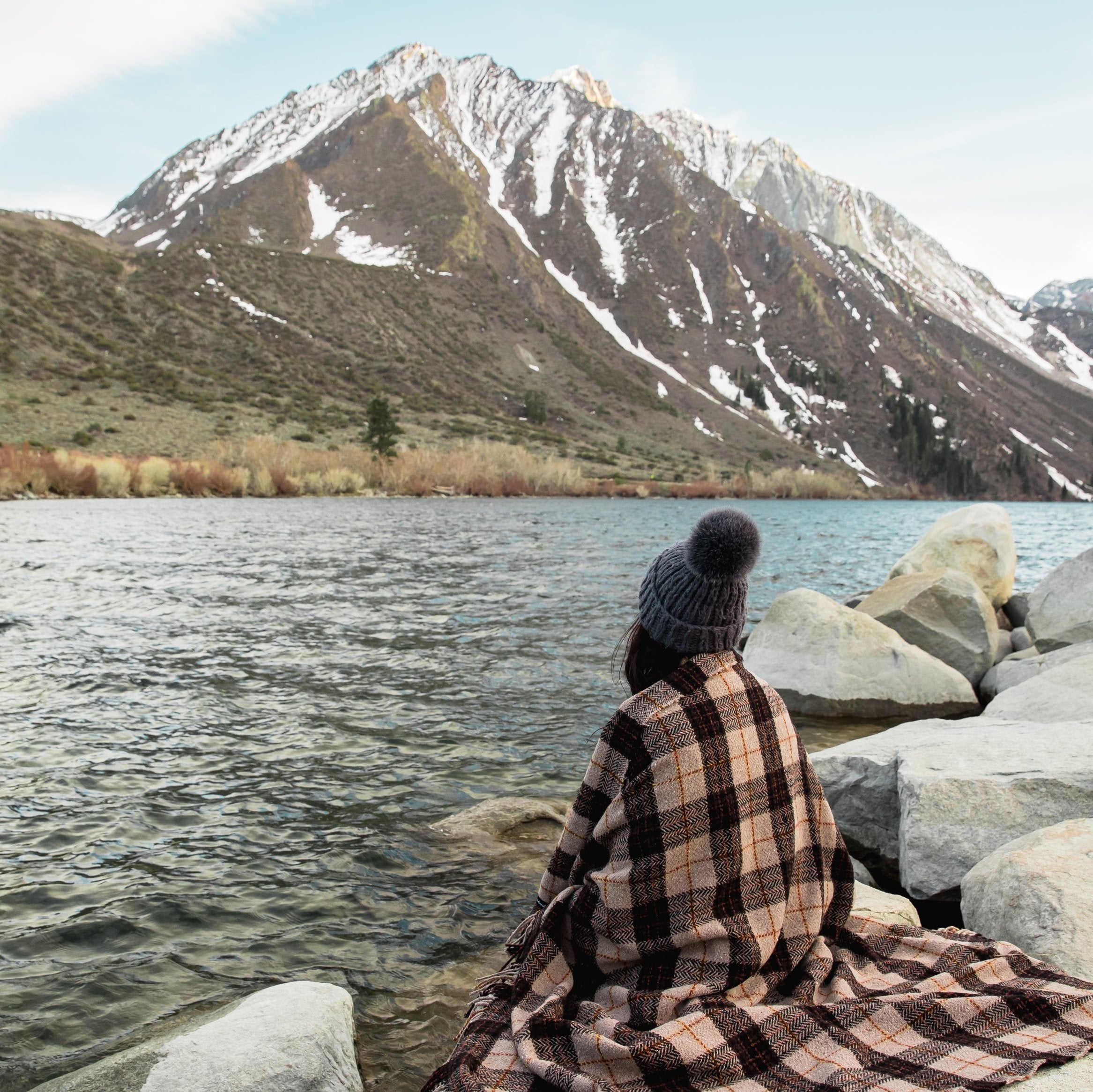 Harvest | Vintage Plaid Blanket - Nostalgic Camping & Picnic Blanket