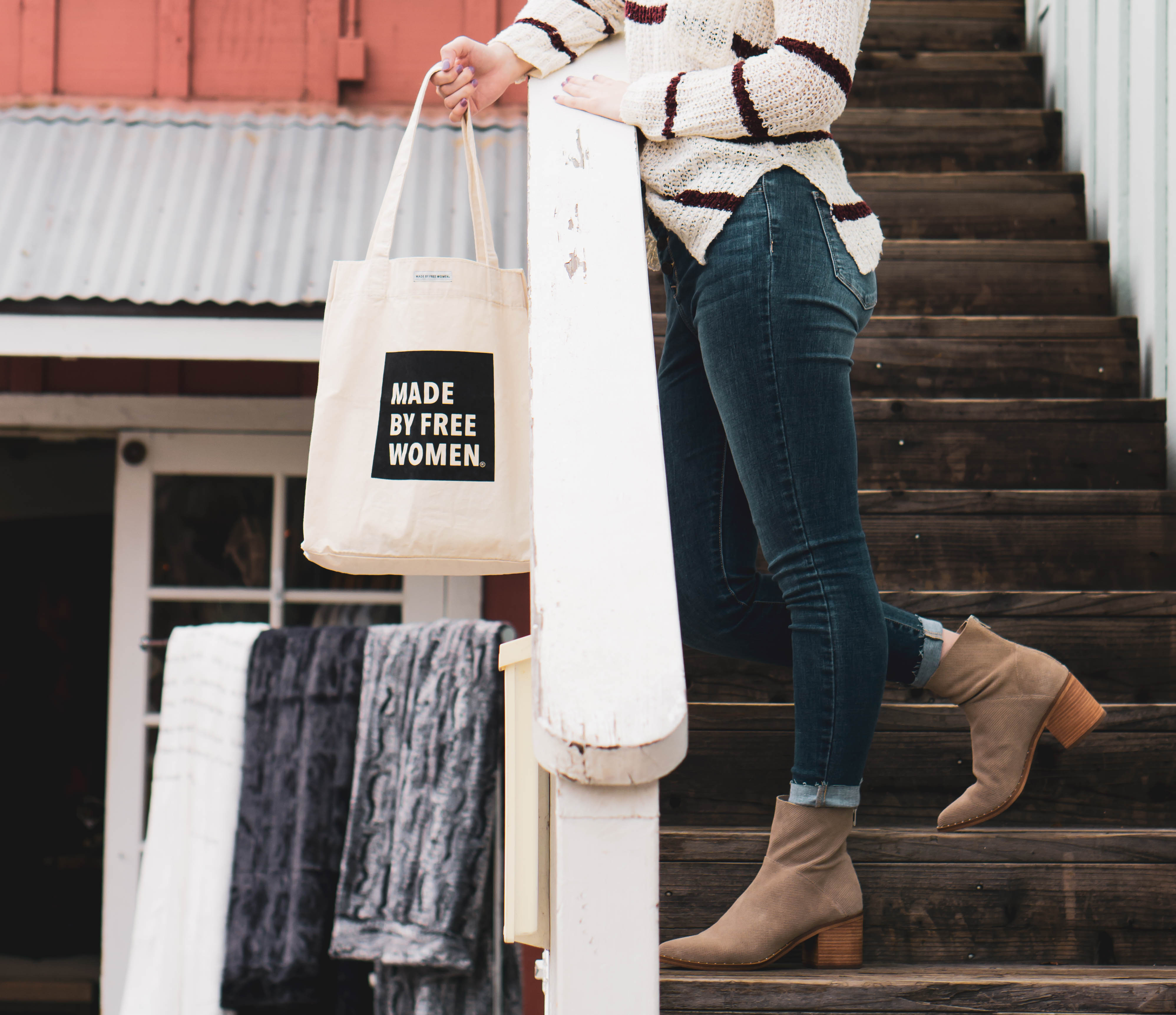 Market Tote by Free Women Square