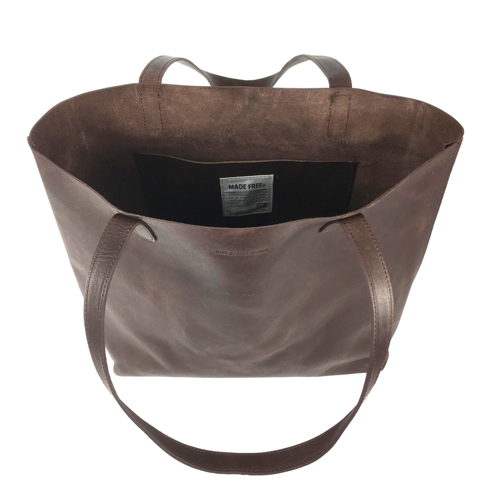 Leather Day Tote