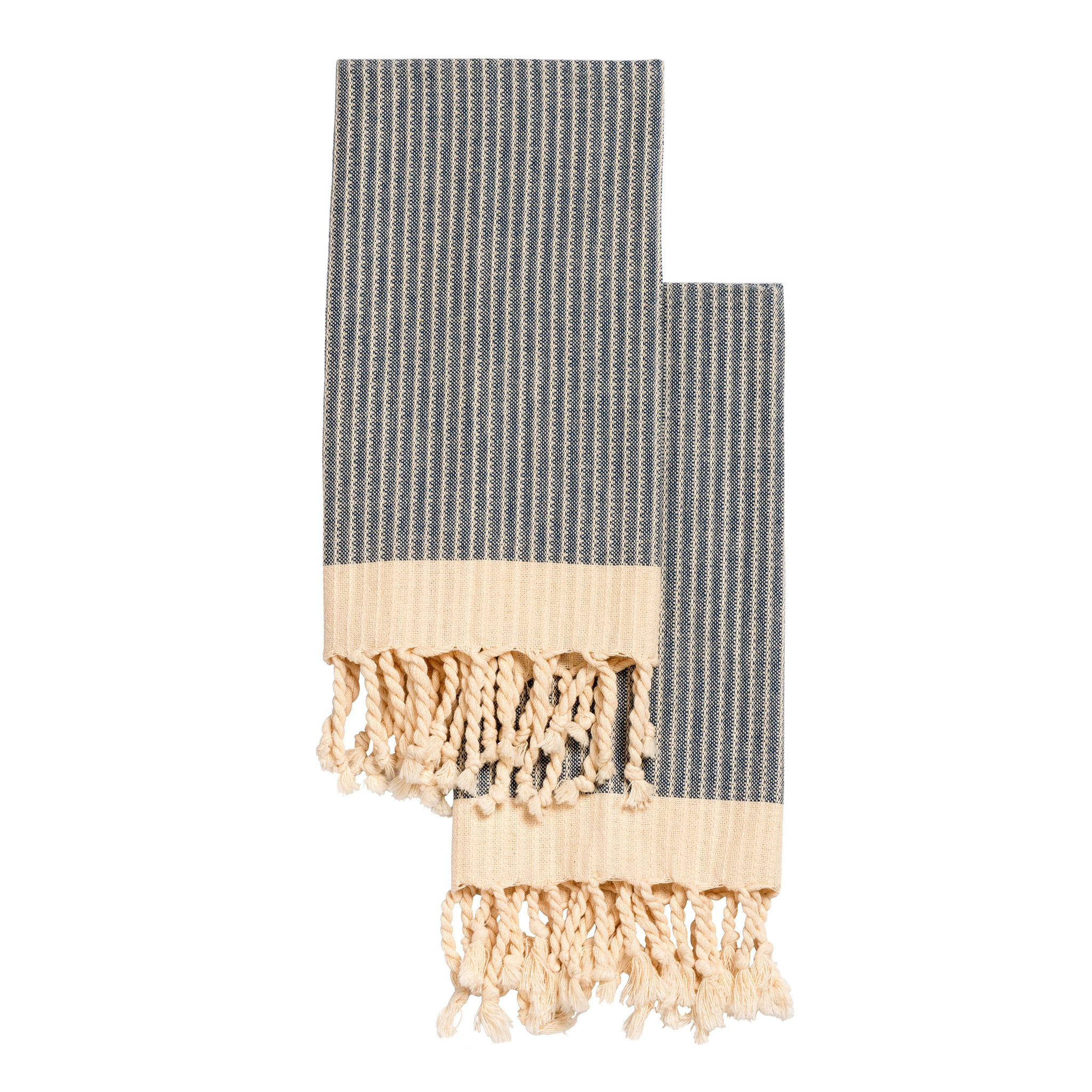 White Stripe Hand Towel