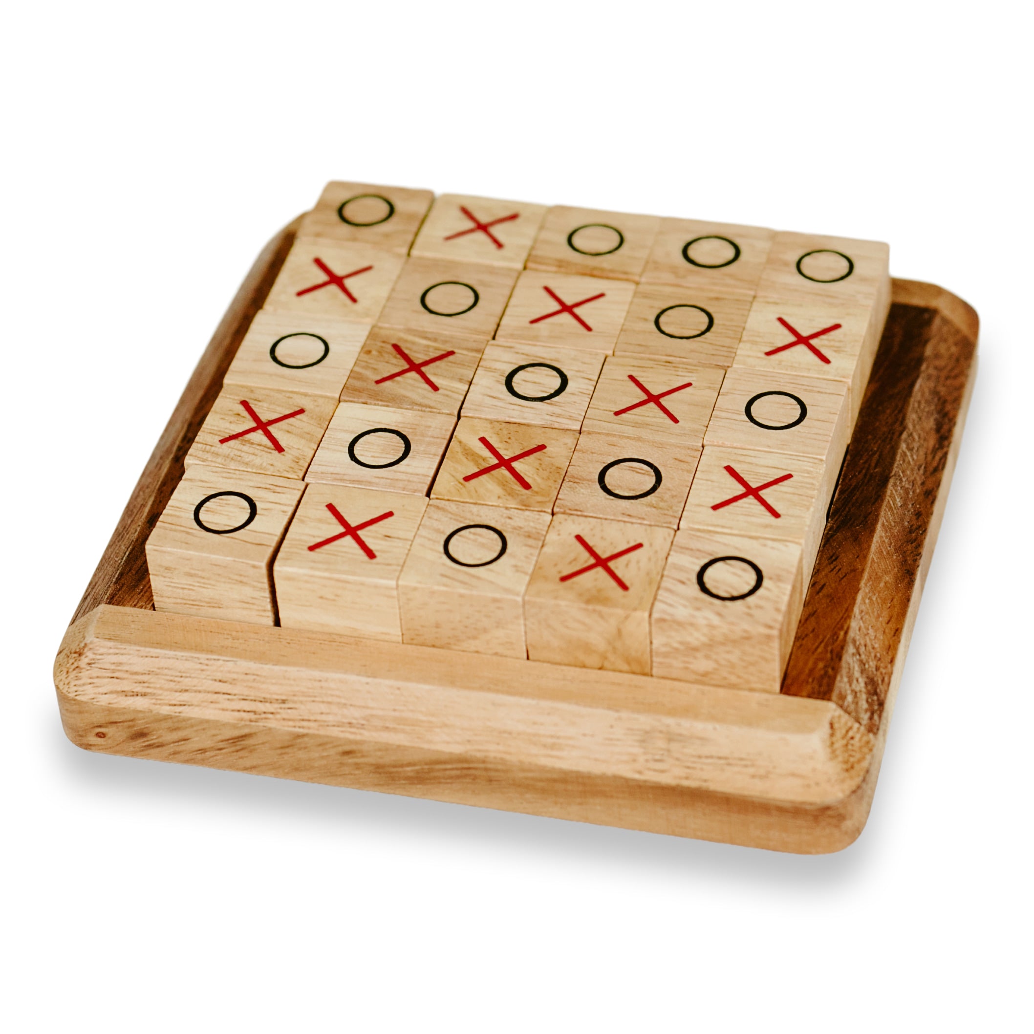 Handmade Tic-Tac-Toe Game Set