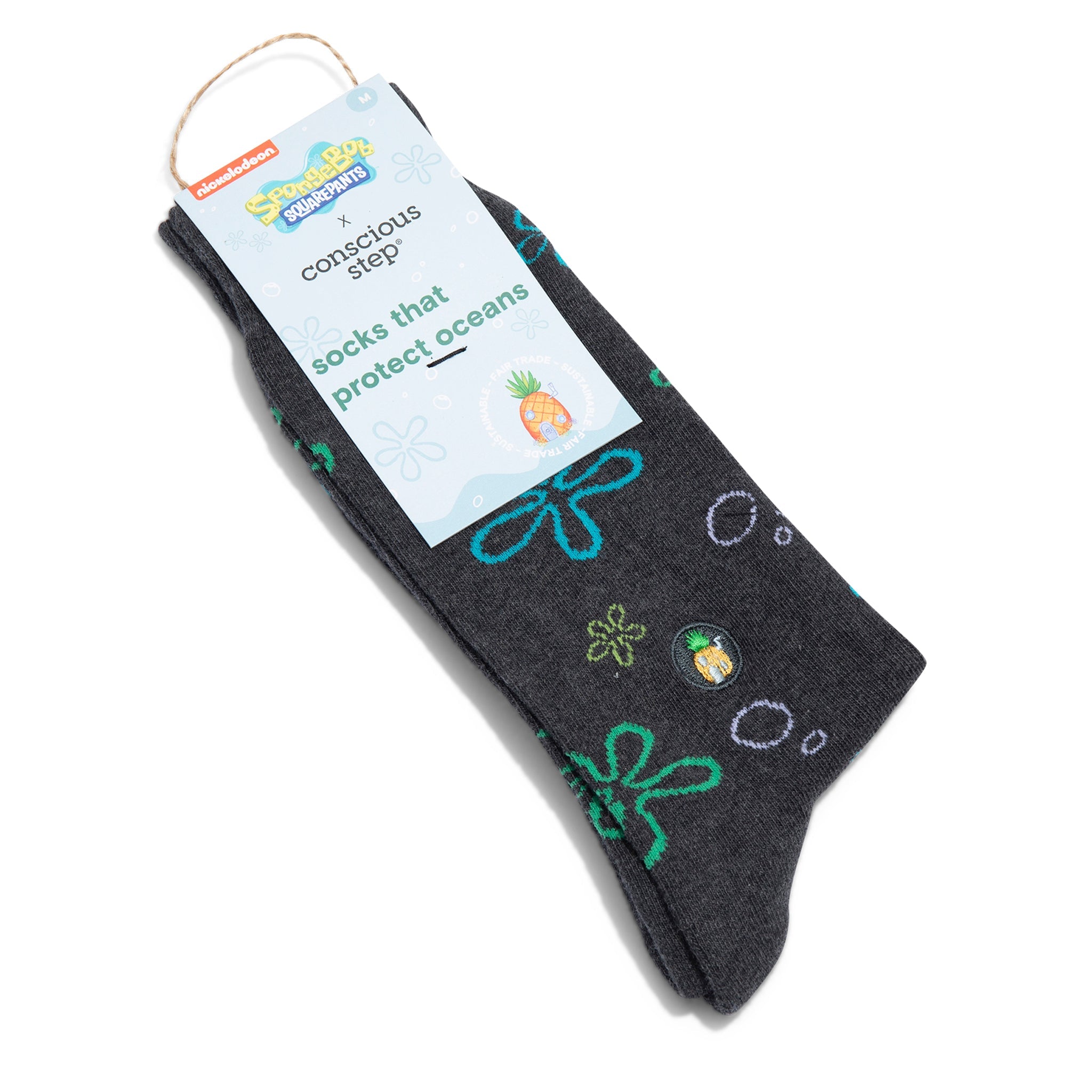 SpongeBob Socks that Protect Oceans (Select from 5 Designs)