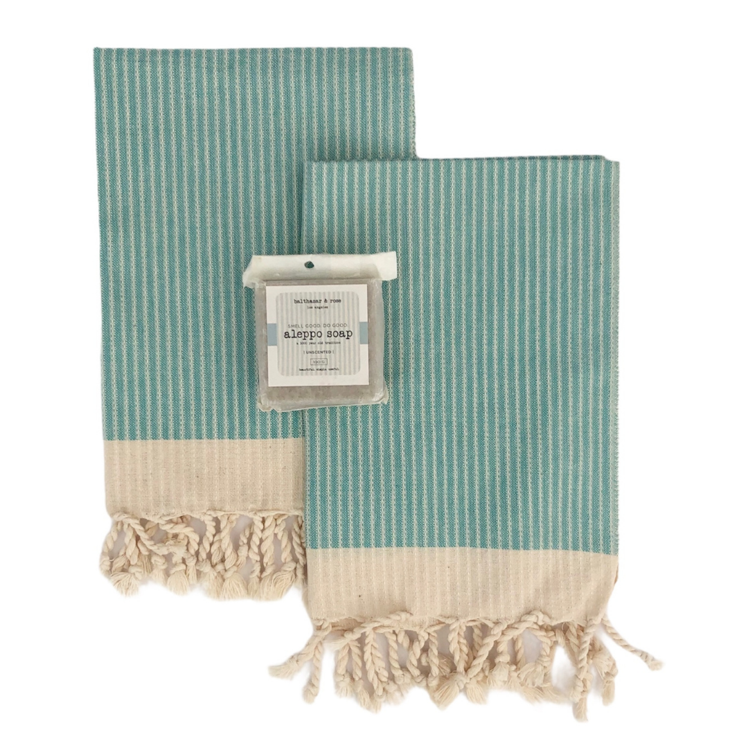 Bathroom Soap & Towel Gift Set