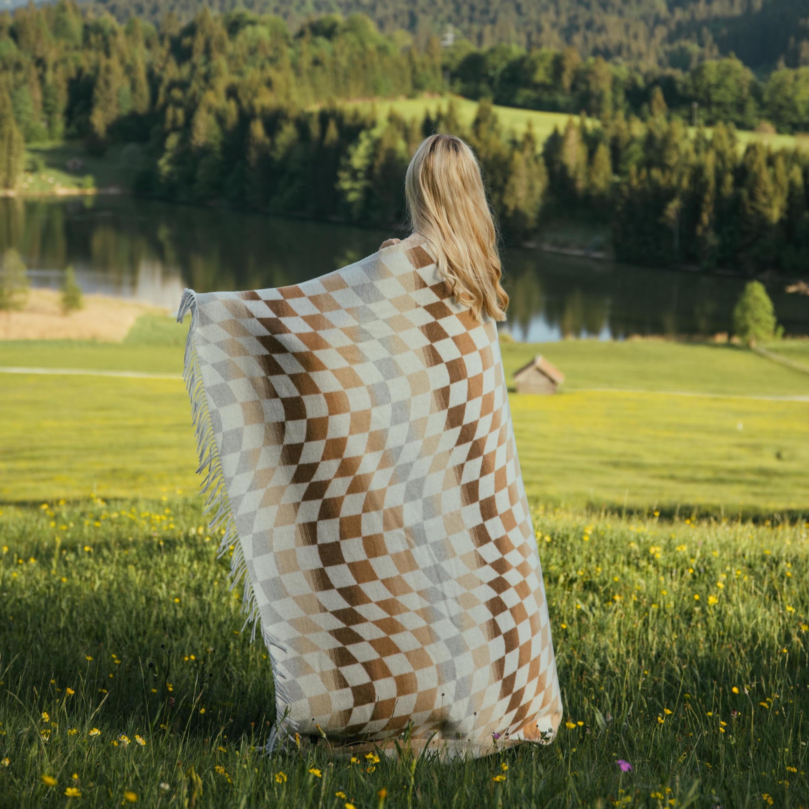 Checkered' Blanket (Select from 6 Designs)