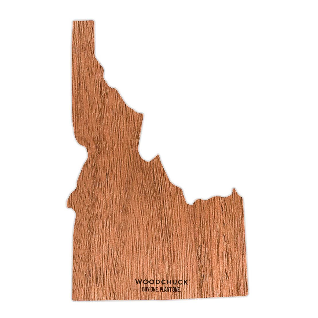 State Shape Wooden Sticker