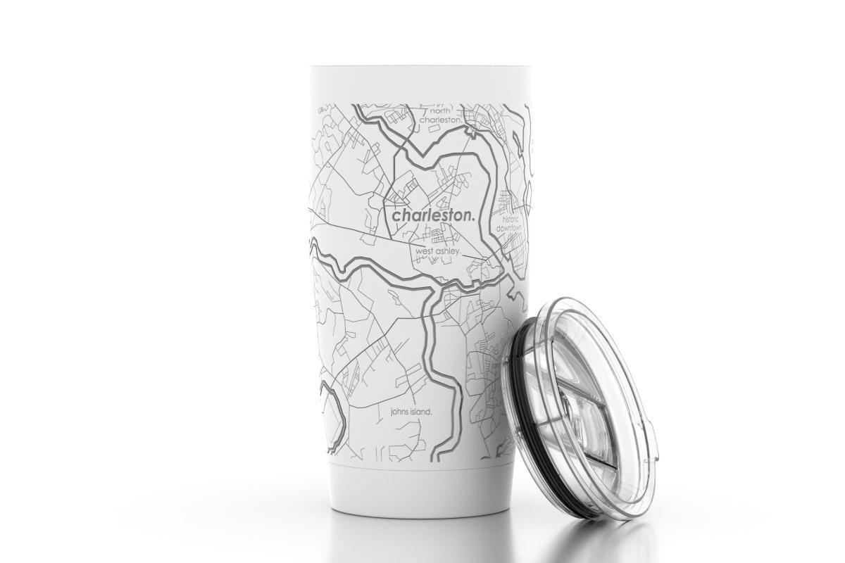 Home Town Maps Insulated Pint Tumbler 20oz- Set of 2