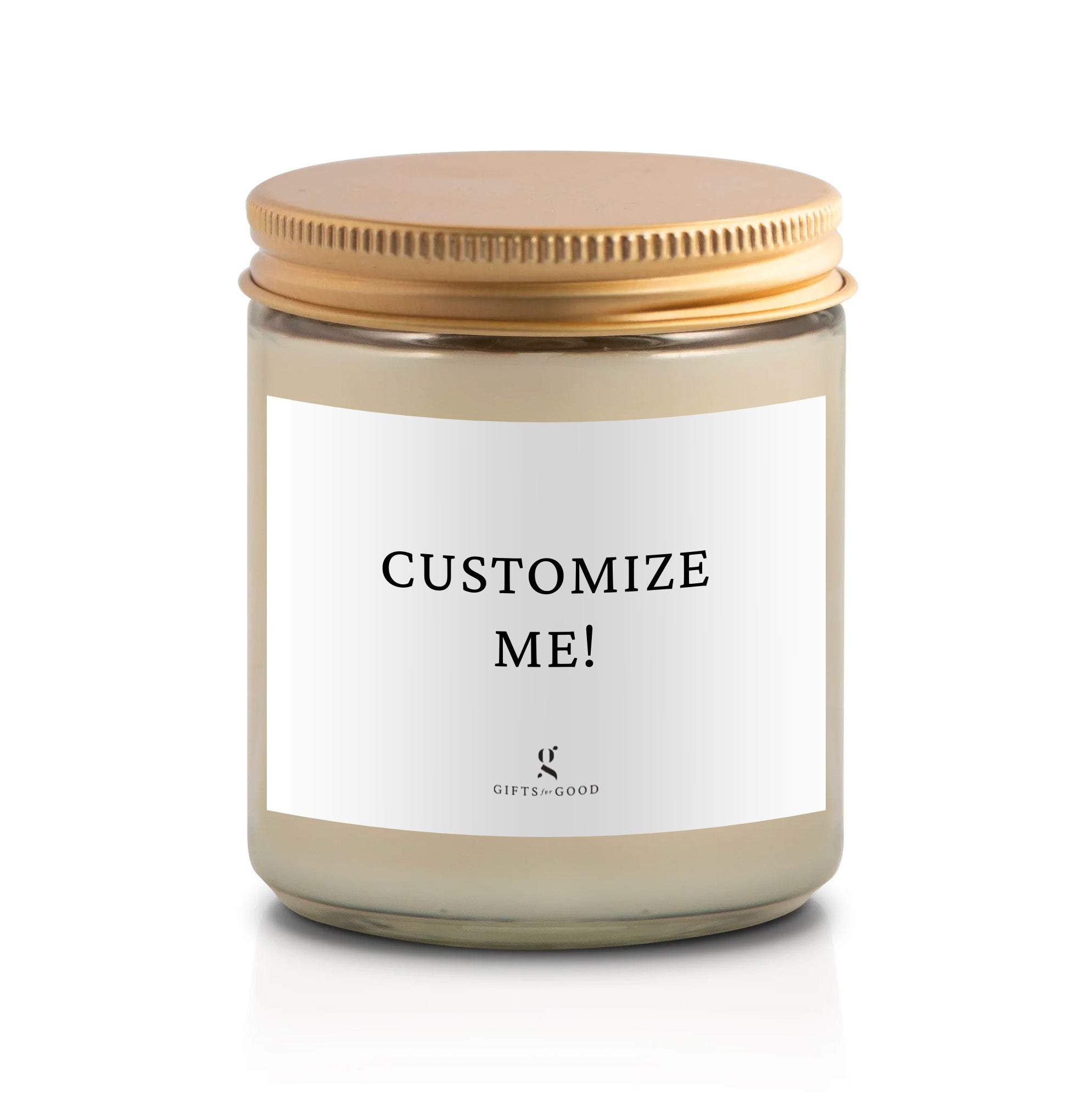 Custom Straight Sided Jar Candle - 7.2oz