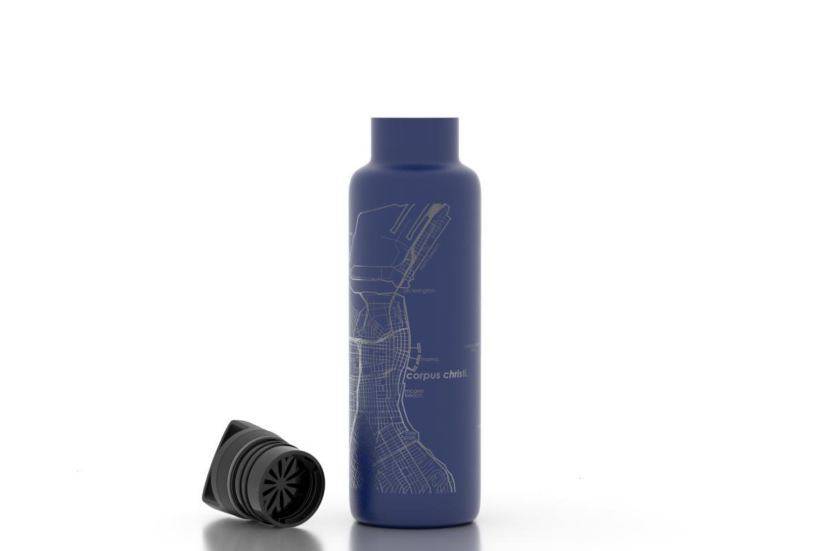 Home Town Maps 21 oz Insulated Hydration Bottle - Set of 2