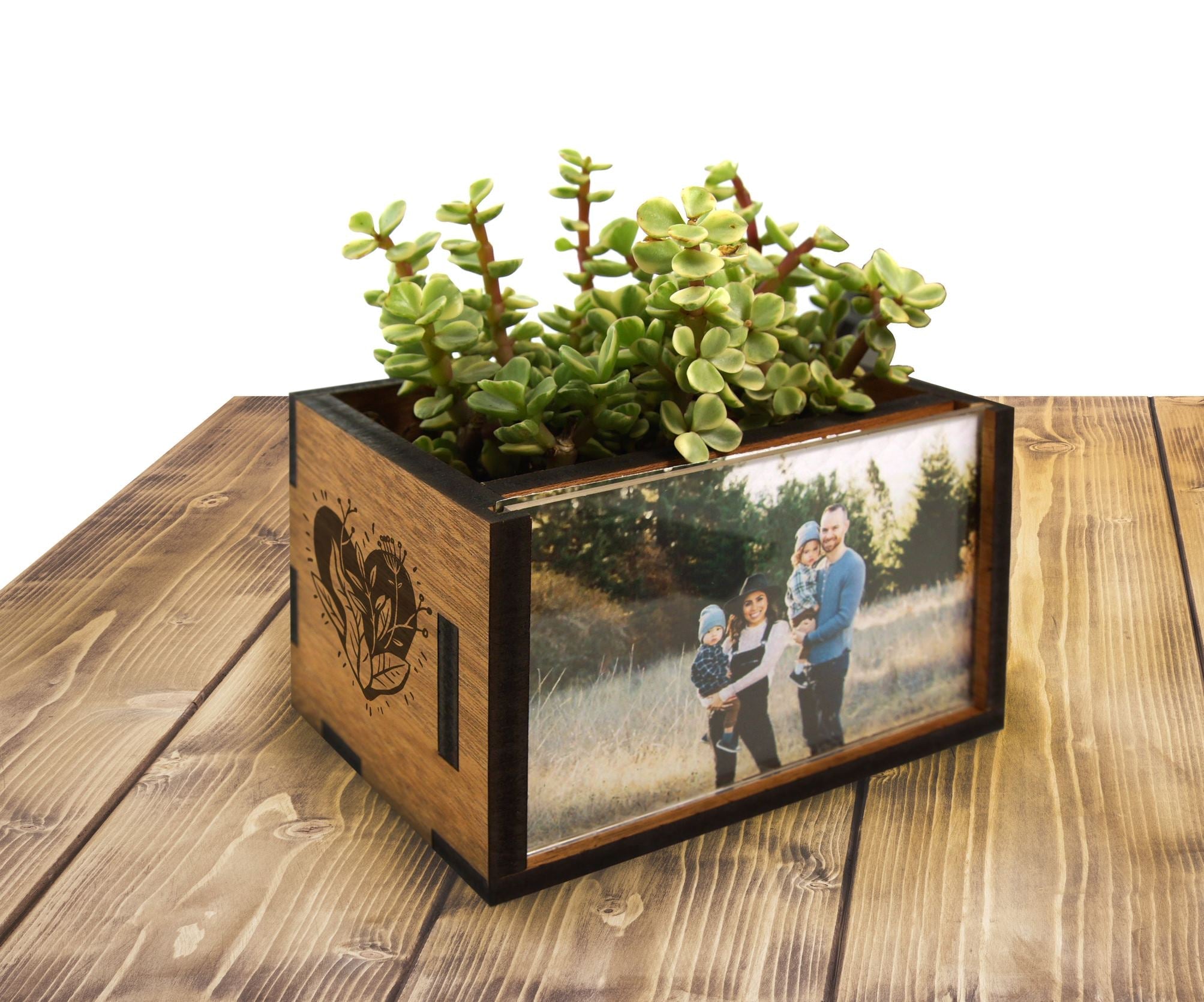 Rectangle Picture Frame Desktop Planter