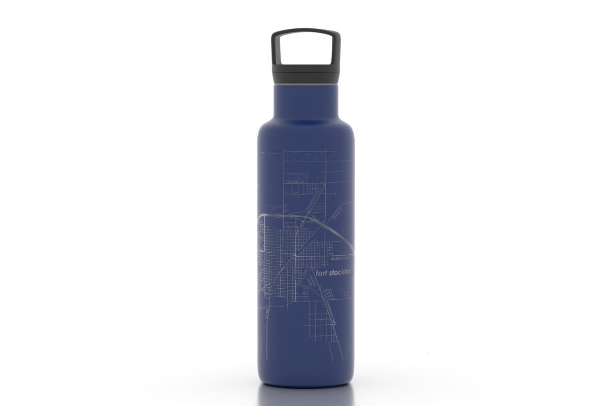 Home Town Maps 21 oz Insulated Hydration Bottle - Set of 2