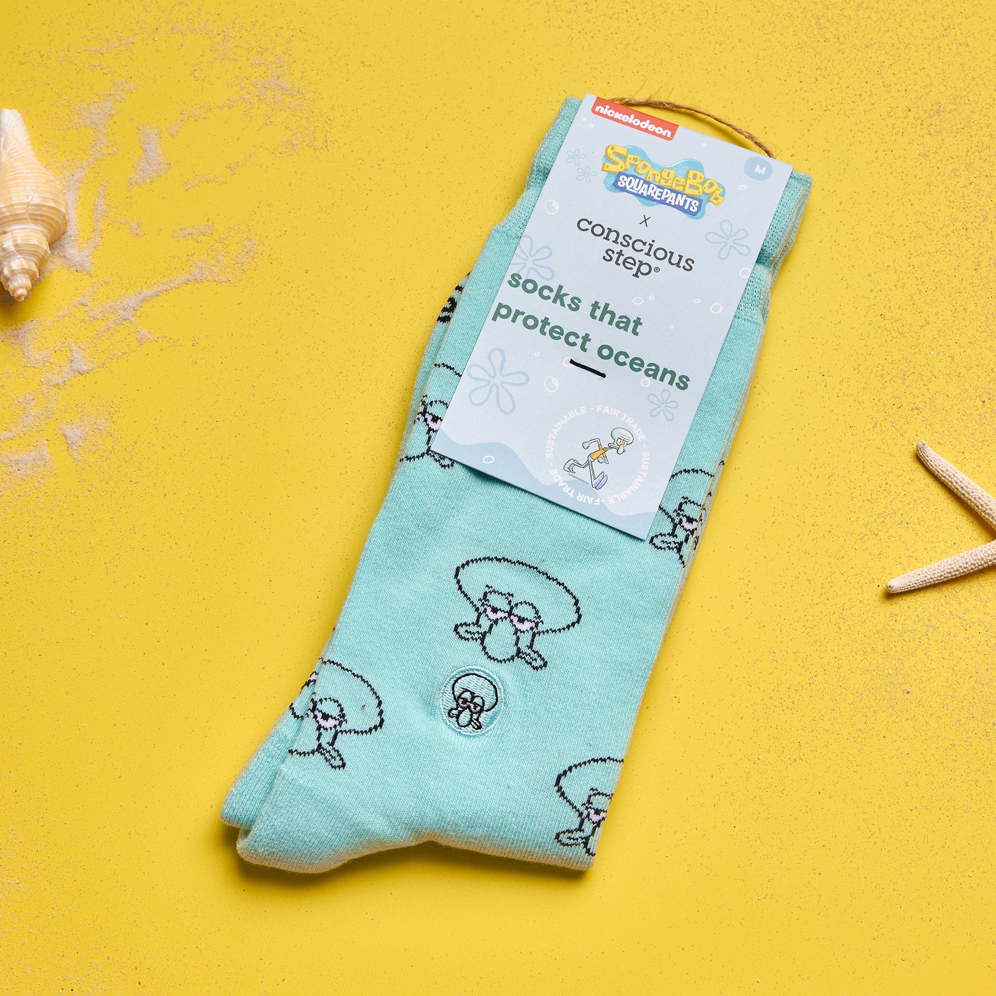 SpongeBob Socks that Protect Oceans (Select from 5 Designs)