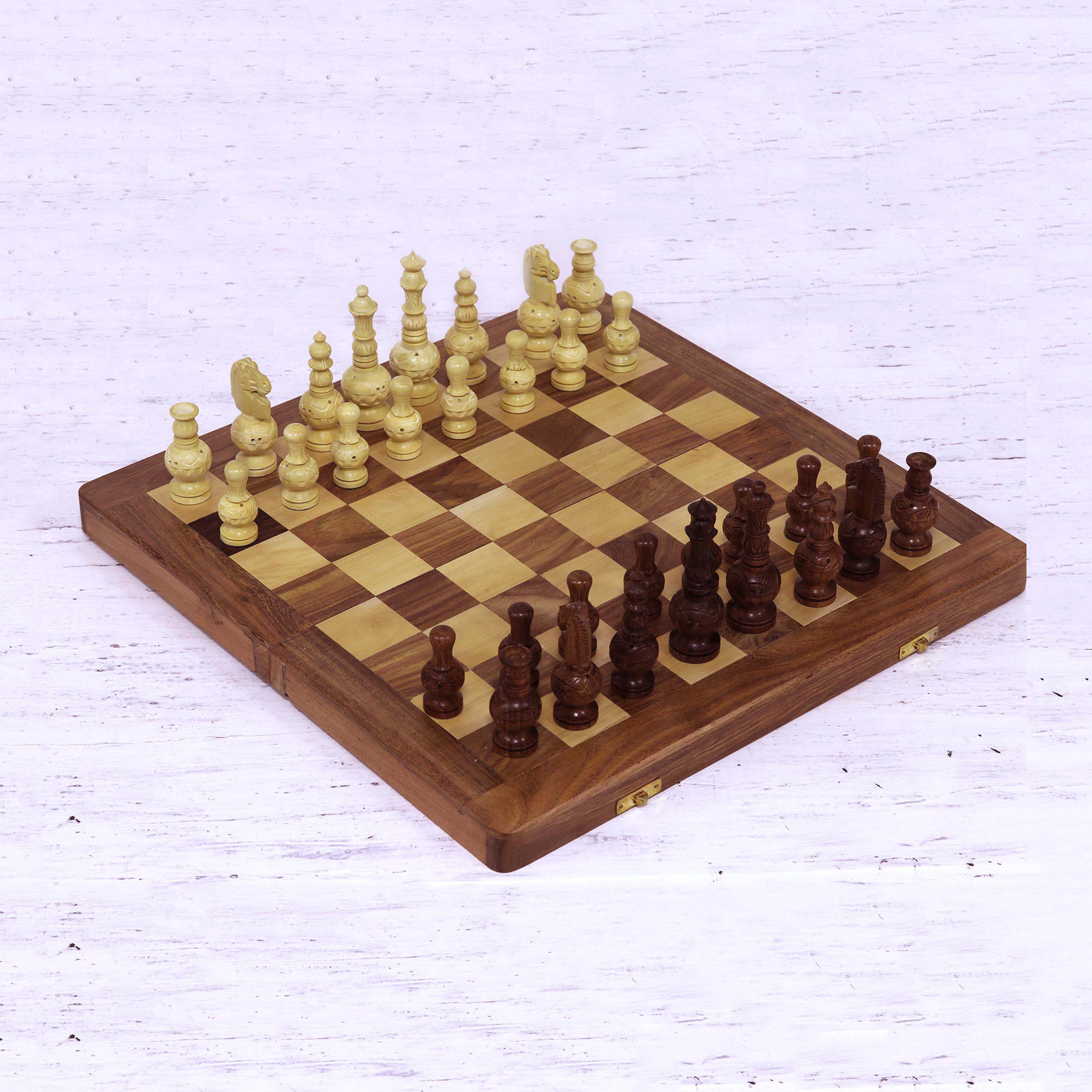 Persian Grandeur Wood Chess Set